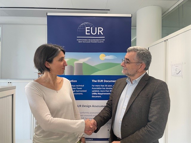 Handover of the Association’s Presidency between Manuel CARRASCO and Myriam CLAEYS